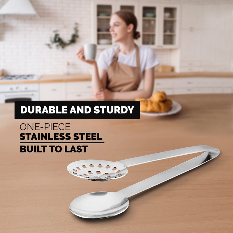 Orblue Stainless Steel Tea-long-handled-strainers 1-Pack - Image 5